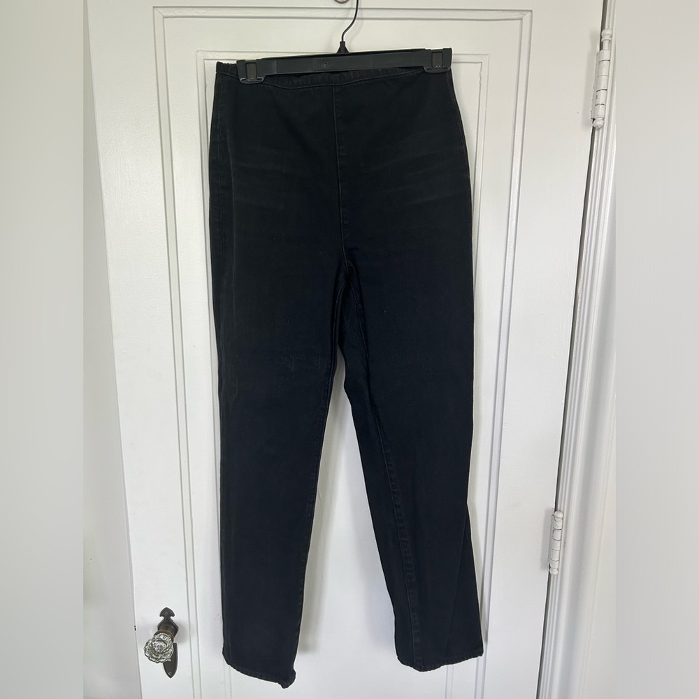 Denim x Alexander Wang Black Straight Leg Jeans